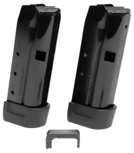 Shield Arms Z9COMBO2M1C Z9 Magazine Combo (2 Mags) 9rd For Glock 43, Black, Includes Magazine Release
