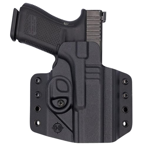 C&G Holsters 0006100 Covert  OWB Black Kydex Belt Loop Fits Glock 19 Fits Glock 23 Fits Glock 45