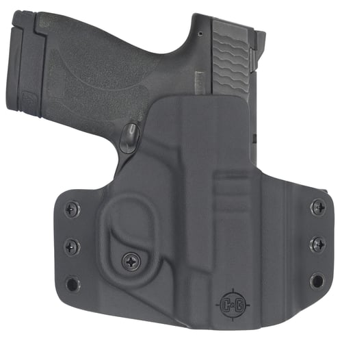 C&G Holsters 0524100 Covert  OWB Black Kydex Belt Loop Fits M&P Shield 9/40 3.1