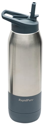 RapidPure 01600124 Purifier + Insulated Steel Bottle Compatible With Most 2.5