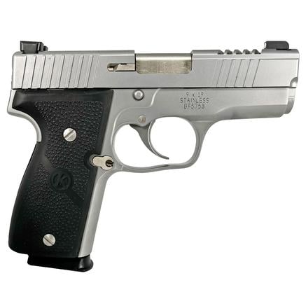 Kahr K9 Limited Edition Cut Out Stainless Steel Slide Handgun 9mm  Luger 7/rd Magazines 3.6