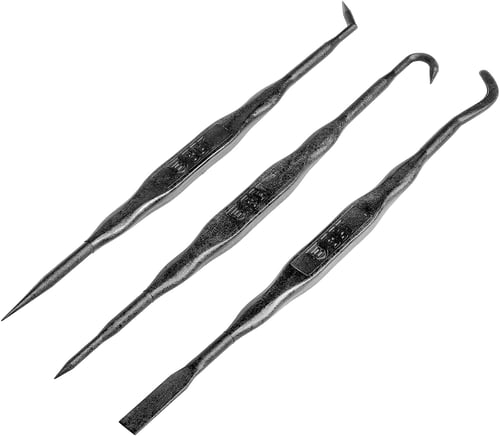 Breakthrough Clean BTFRPP-3PK Double Ended Fiber Picks Black Firearm Universal Cleaning Carbon Build-up from Grooved Areas 3 Pack