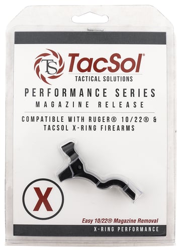 TACSOL PERFORMANCE MAG RELEASE 10-22 & X-RING RIFLS MATTE BLK