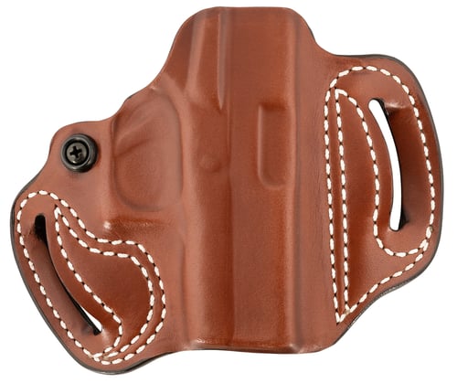 DESANTIS MINI SLIDE HOLSTER OWB RH LTHR FITS GLOCK 43 TAN