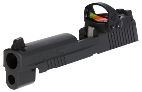 Sig Sauer 8900312 P226 RXP Slide Assembly with Optics Cut Black Nitride Suppressor Height Contrast Sights Romeo1 Pro Red Dot Included for Sig P226