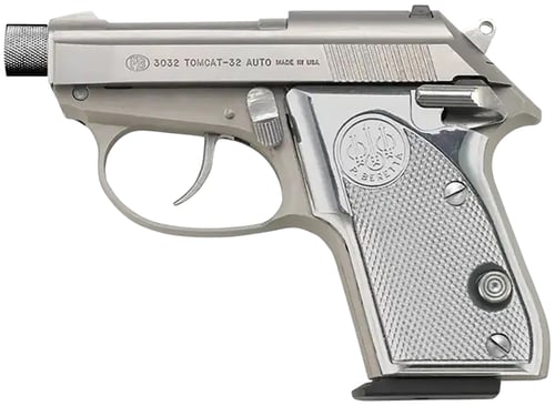 Beretta USA SPEC0698A 3032 Tomcat Ghost Buster Micro-Compact Frame 32 ACP 7+1, 2.90