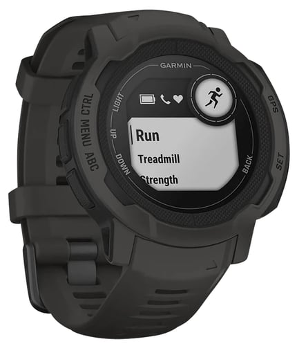 Garmin 0100262610 Instinct 2 Standard Edition GPS/Smart Features 32MB Memory Graphite Size 45mm Compatible w/iPhone/Android