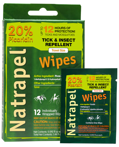 ARB NATRAPEL PICARIDIN WIPES 12 WIPES PER BOX