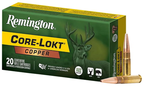 REMINGTON 300 AAC 120GR COPPER CORE-LOKT HP 20RD 10BX/CS