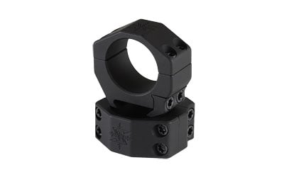 Seekins Precision 0010620010 Scope Rings  Matte Black 30mm Medium