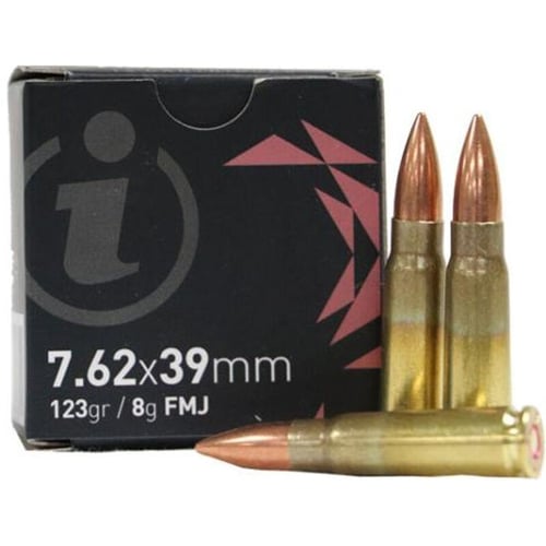 AMMOINC IGMAN7.62 IGMAN 762X39 123 FMJ 15/56