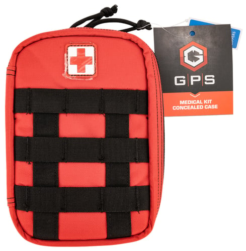 GPS Bags GPSMEDCKITRD Medical Concealed Case Red