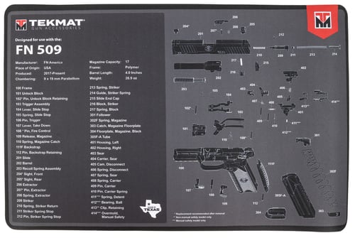 TekMat TEKR17FN509 FN 509 Cleaning Mat FN 509 Parts Diagram 11