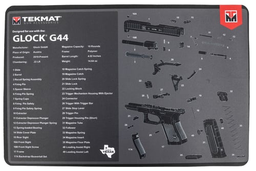 TekMat TEKR17GLOCK44 Glock 44 Cleaning Mat Glock 44 Parts Diagram 11