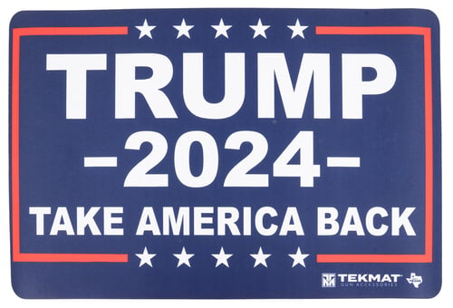 TekMat TEKR17TRUMP2024 Trump 2024 Take Back America Thermoplastic Fiber Top w/Vulcanized Rubber Back 17