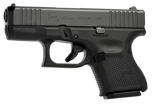 Glock UA265S201MOS G26 Gen5 MOS Sub-Compact Frame 9mm Luger 10+1 3.43