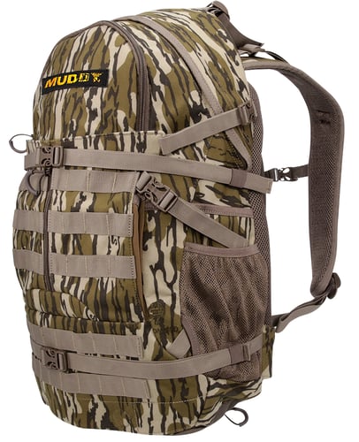 Muddy MUD-BPK-1300MO Pro 1300 Hunting Pack Mossy Oak Bottomland Polyester Zipper/Buckles Closure