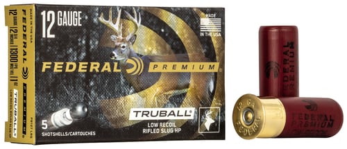 Federal PB127LRS Premium Vital-Shok TruBall 12 Gauge 2.75