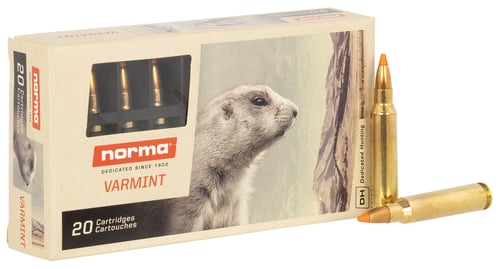 Norma Ammunition 20157352 Dedicated Hunting Varmint 223 Rem 55 gr Polymer Tip 20 Per Box/ 10 Case