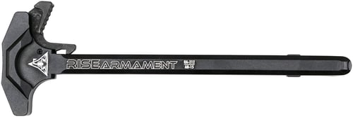 Rise Armament RA212DTOM Extended Charging Handle  Black Aluminum for AR-15
