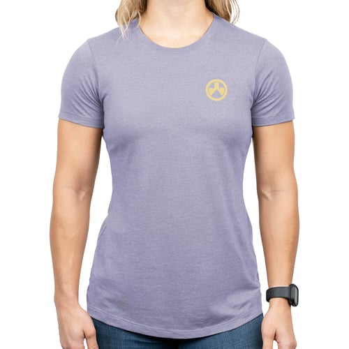 Magpul MAG1341-530-L Prickly Pear Womens Orchid Heather Cotton/Polyester Short Sleeve Large