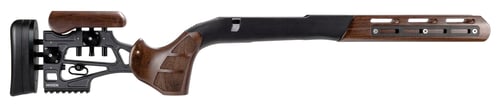 Woox SHCHS01111 Furiosa Chassis  Walnut Wood/Aluminum Chassis w/Adjustable Cheek Fits Savage 110 Short Action 31