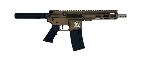 Great Lakes Firearms GL15223SSPBRZ AR-15 Pistol 223 Wylde 30+1 7.50