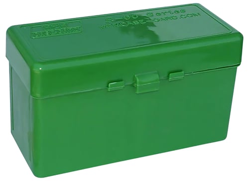 MTM Case-Gard RM6010 Ammo Box Flip-Top 308 Win 220 Swift 243 Win Green Polypropylene 60rd