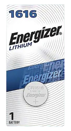 Energizer ECR1616BP 1616 Battery  Silver Lithium Coin 3.0 Volts,60 mAh Qty (72) Single Pack