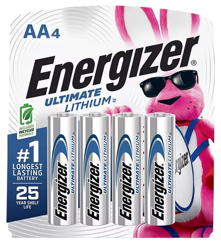 Energizer 4673-0167 AA Ultimate Lithium Silver 1.5 Volt, Qty (12) 4 Pack