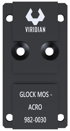 Viridian 9820030 RFX45 Glock MOS Mounting Adapter  Black Anodized
