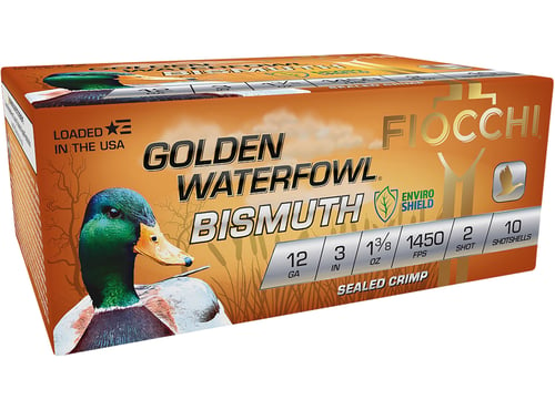 Fiocchi Golden Waterfowl Bismuth Shotgun Ammo