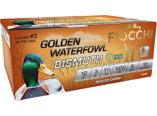 Fiocchi Golden Waterfowl Bismuth Shotgun Ammo