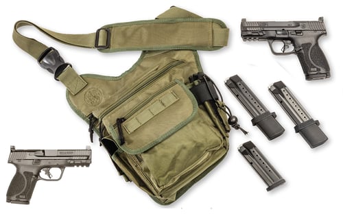 Smith & Wesson 13928 M&P M2.0 Compact Bug Out Bundle 9mm Luger 15+1(2)/23+1(2) 4