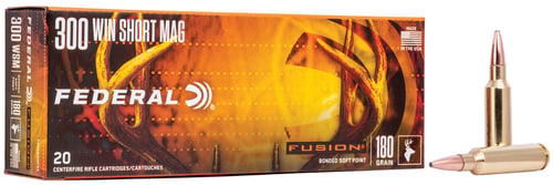 Fusion F300WSMFS2 Rifle Ammo 300 WSM, 180 Grains, 2950 fps, 20, Boxed
