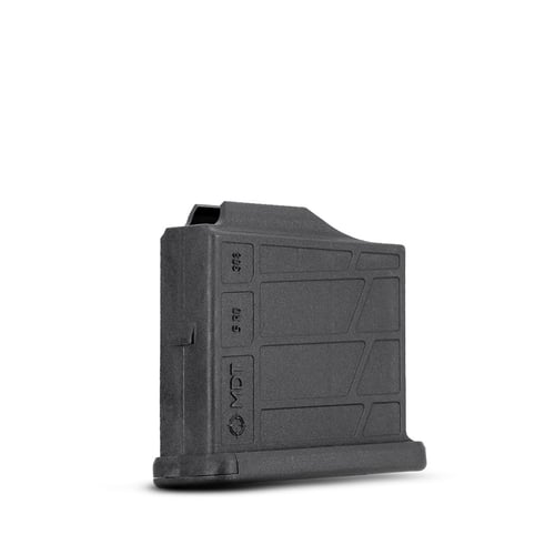 Mdt Sporting Goods Inc 105026BLK AICS Magazine  5rd Extended 6.5 Creedmoor/308 Win Short Action Black Polymer