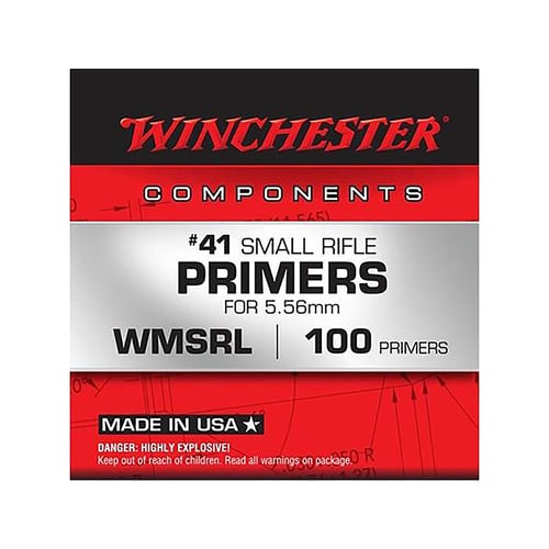 Winchester Ammo WMSRL Primers #41 Small Rifle 5.56x45mm NATO/ 1000 Rds