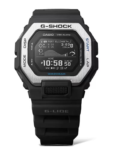 G-shock/vlc Distribution GBX1001CR G-Shock Tactical G-Glide Fitness Tracker Black Size 145-215mm