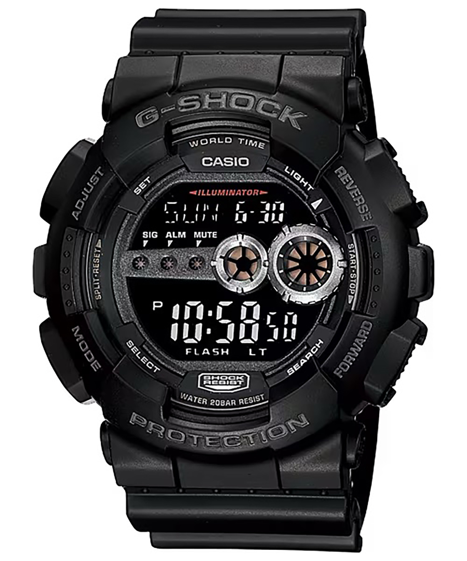 G-shock/vlc Distribution GD1001B G-Shock Tactical Black Stainless Steel Bezel