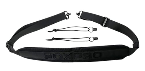 Foxpro SLINGFXPBLK Carry Sling  Black Nylon with QD Swivels, Padded Shoulder Strap, Adj. Sling Includes QD Attachment Points