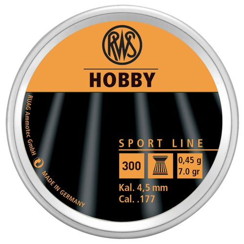 RWS/Umarex 2317400 Hobby  177 Lead 300 Per Tin