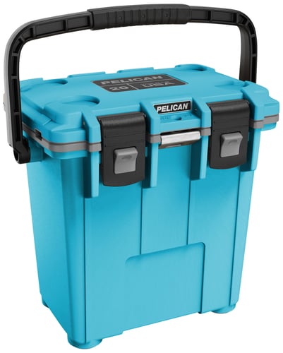 PELICAN COOLERS IM 20 QUART BLUE/GRAY LEG CUT OUT!