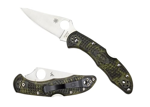 Spyderco C11ZFPGR Delica 4 Lightweight 2.90