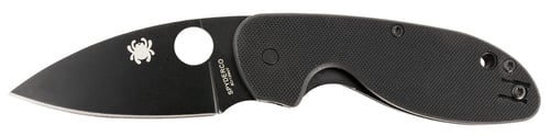 SPYDERCO EFFICIENT G-10 BLACK PLAINE