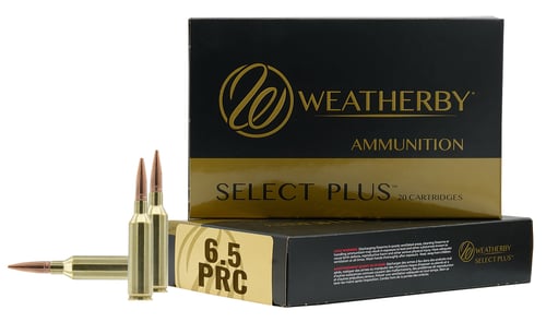 Weatherby R65PRC156EH Select Plus  6.5 PRC 156 gr Berger Elite Hunter 20 Per Box/ 10 Case