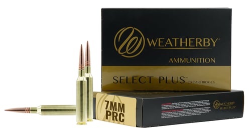 Weatherby M7PRC177HCB Select Plus  7mm PRC 177 GR Hammer Custom 20 Per Box/ 10 Case