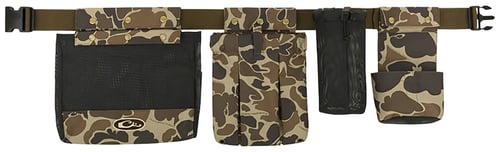 Drake Waterfowl DA1090016 Wingshooters Dove Belt Camo/Black Polyester Around the Waist Buckle Closure