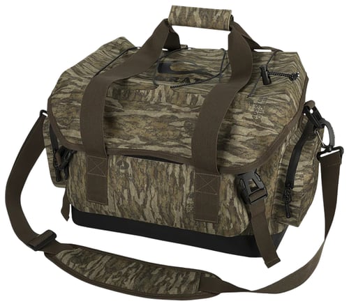 Drake Waterfowl DA43000063 HND Blind Bag  Large Mossy Oak Bottomland Interior Storage Pockets, 3 Large Exterior Pockets, Carry Handles/Adj. Strap