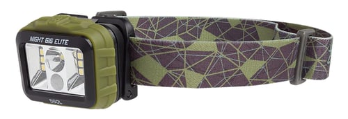Browning 3713036 Night Gig Elite Headlamp-USB Rechargeable  Green 25/560 Lumens LED White/Green