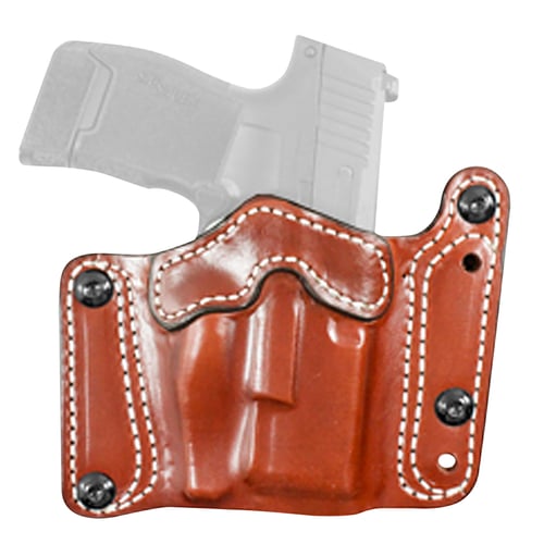 DeSantis Gunhide 194TJ1LZ0 Variable 194  OWB Tan Leather Fits Glock 19/19 G5/19x/23/32/45 Belt Clip Mount Ambidextrous